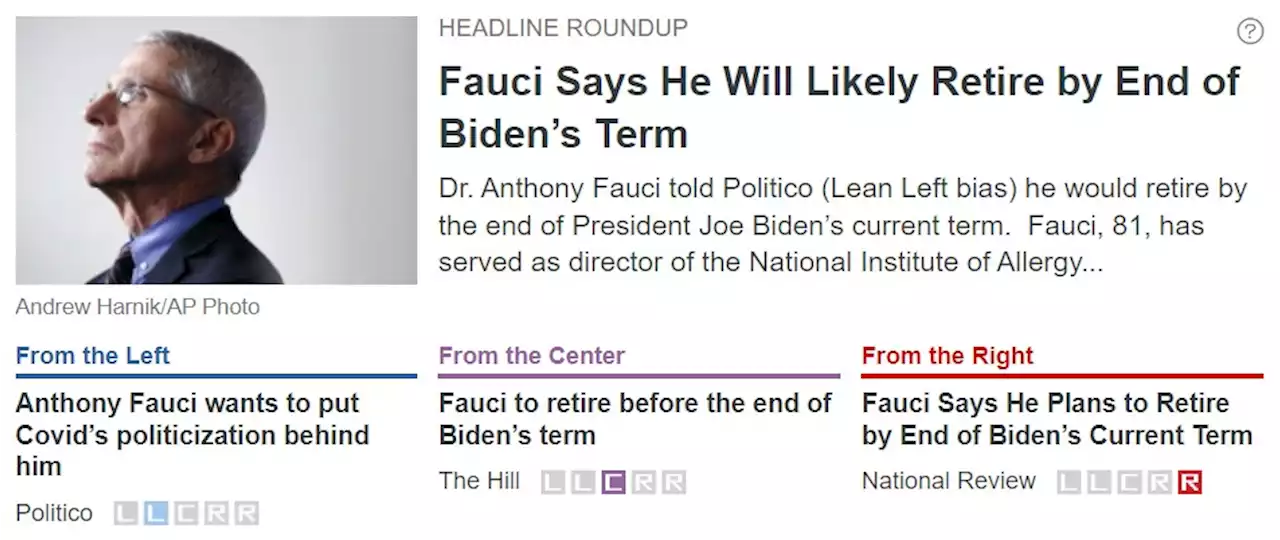 Fauci Says He Will Likely Retire by End of Biden’s Term