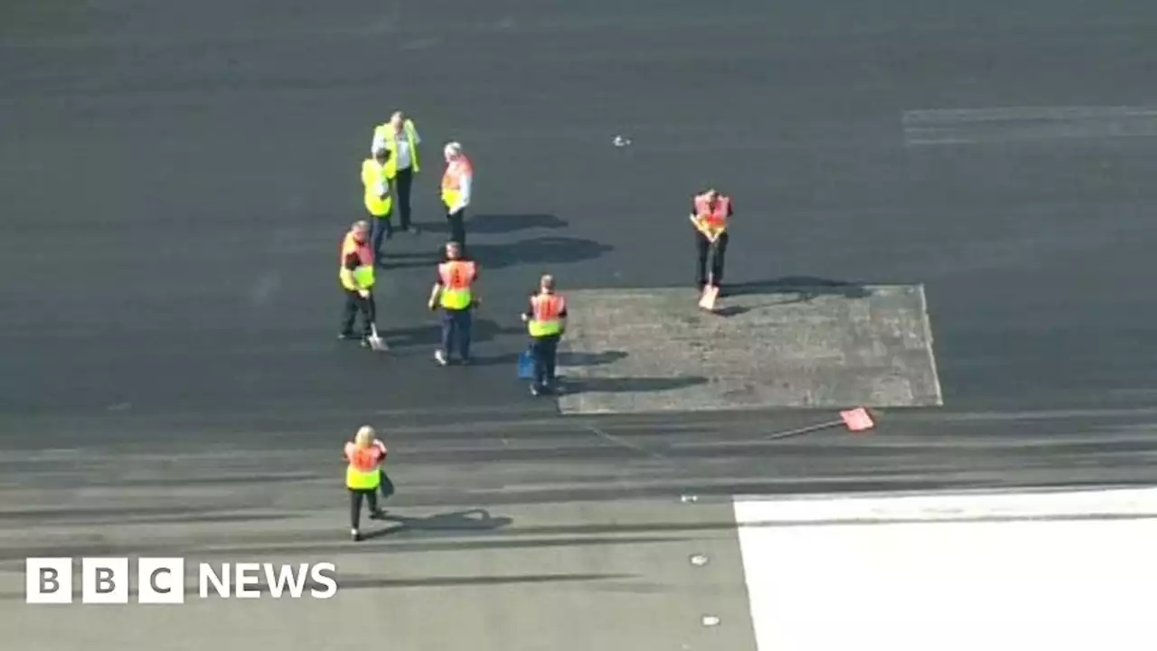 Luton Airport flights suspended as heat affects runway