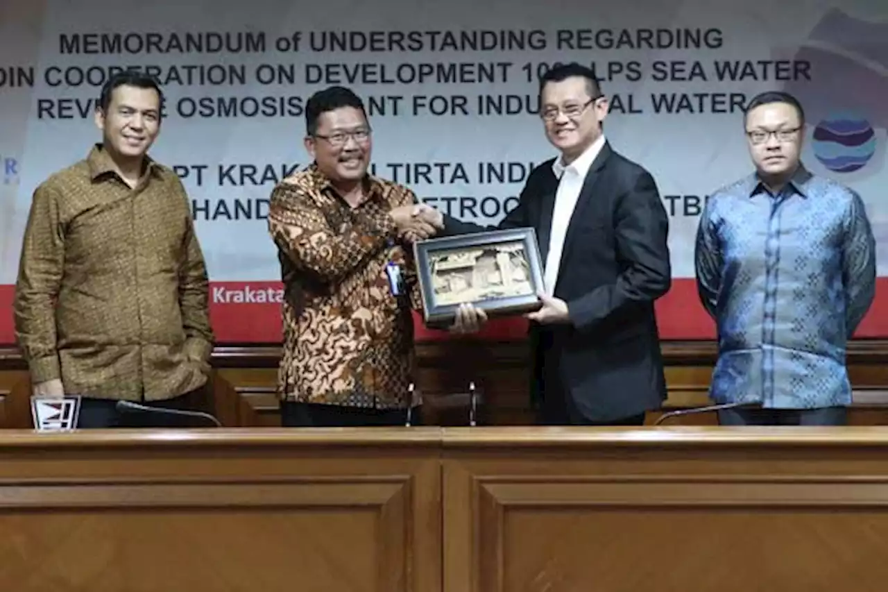 Anak Usaha Krakatau Steel Pasok Air Industri Smelter di NTB | Ekonomi - Bisnis.com