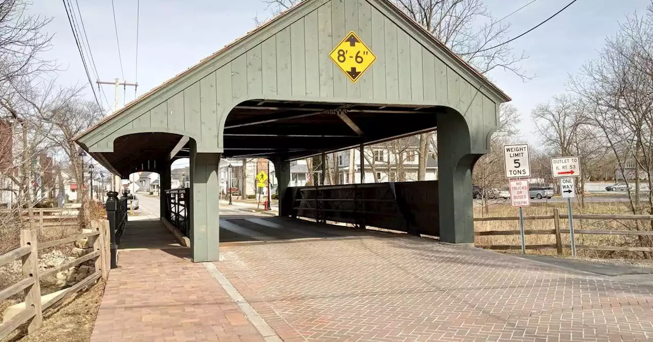 Long Grove’s historic covered bridge has now been hit 35 times since 2020. ‘I cannot believe that people still attempt to cross that bridge.’