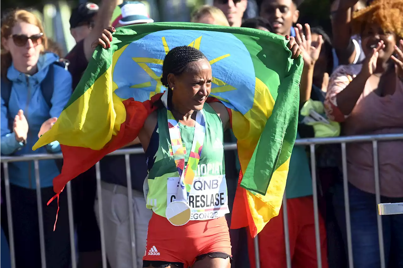 Eugene - Äthiopierin Gebreslase gewinnt Marathon bei Leichtathletik-WM in Rekordzeit