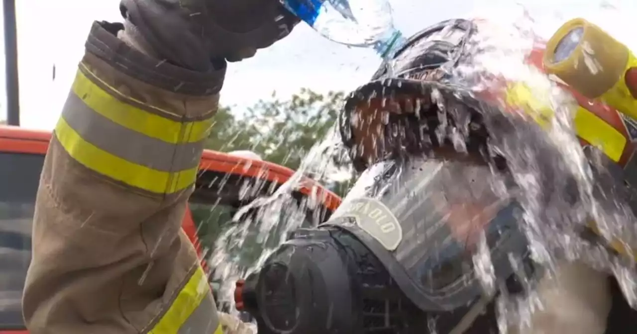 Tooele County firefighters try to stay cool, beat the heat