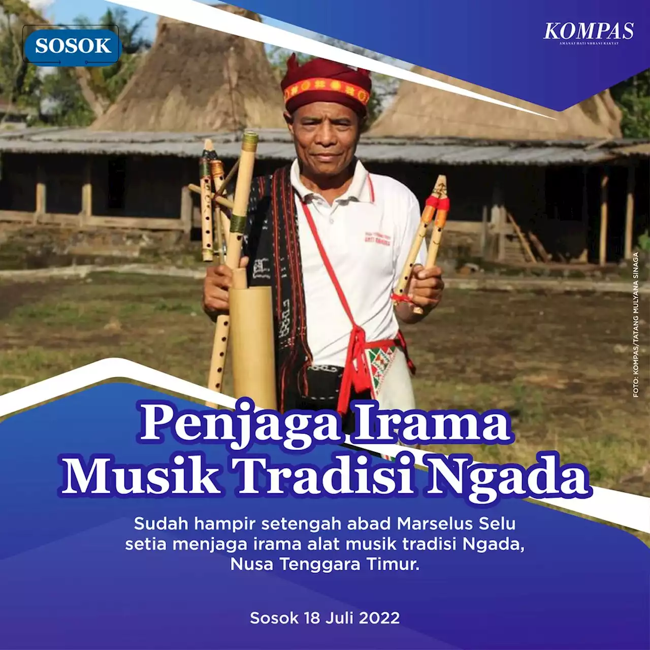 Marselus Selu, Penjaga Irama Musik Tradisi Ngada