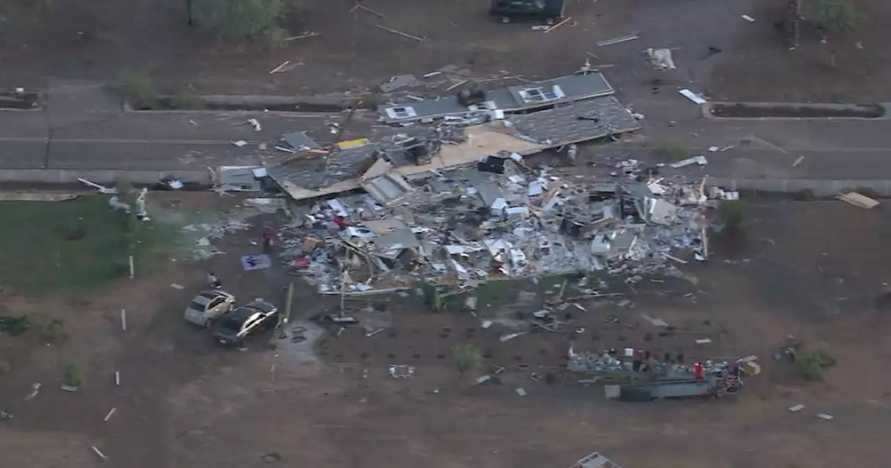 VIDEO: East Valley mobile home destroyed by microburst