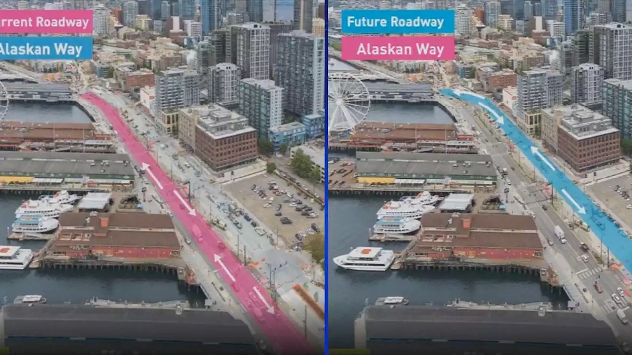 Traffic shifting onto new Alaskan Way lanes