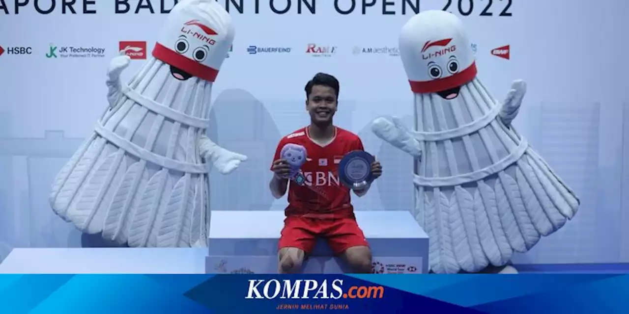 Selebrasi Ikonik Ginting: Dari Meme Super Saiyan, Kini Aksi Banting Raket