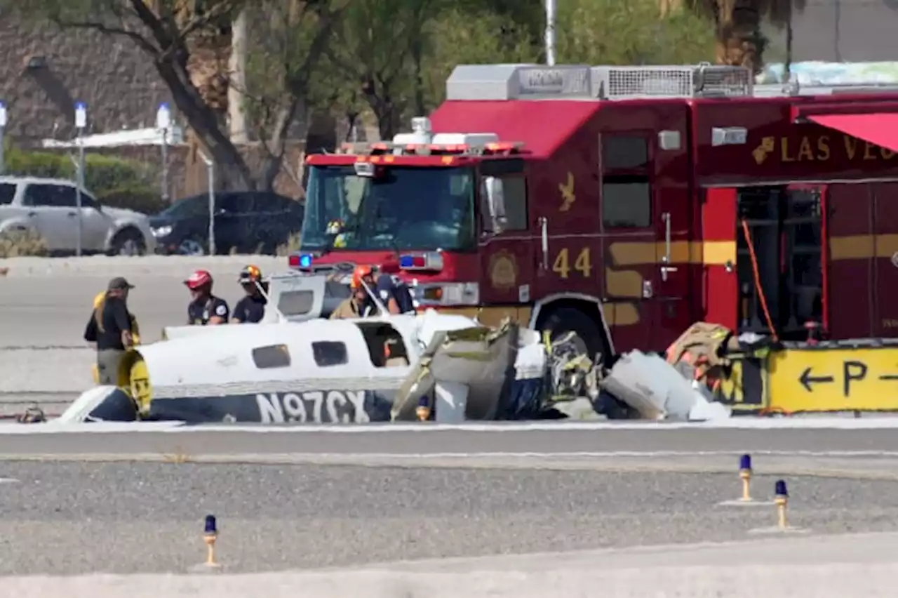 4 dead after small planes collide at North Las Vegas Airport