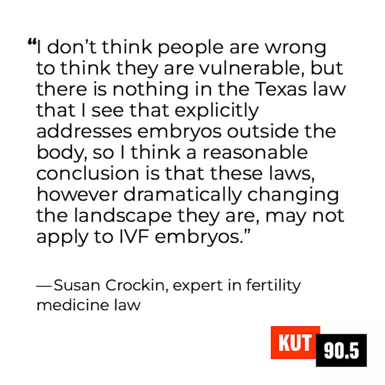 Texas' anti-abortion trigger law worries fertility doctors and patients | KUT Radio, Austin's NPR Station