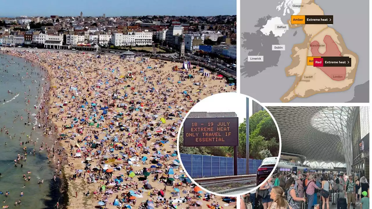 Schools and tourist attractions shut as Britain soars to '43C hottest day ever'