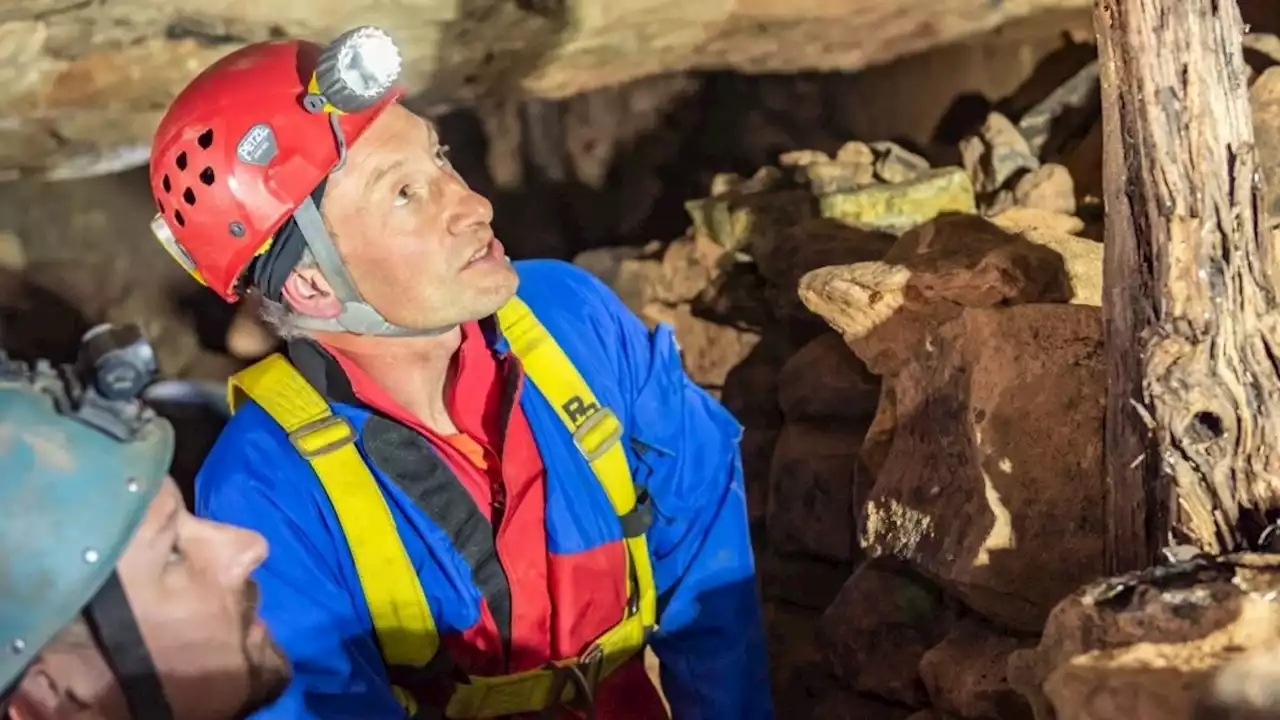 Cave explorers discover a 19th-century mining scene preserved like a time capsule