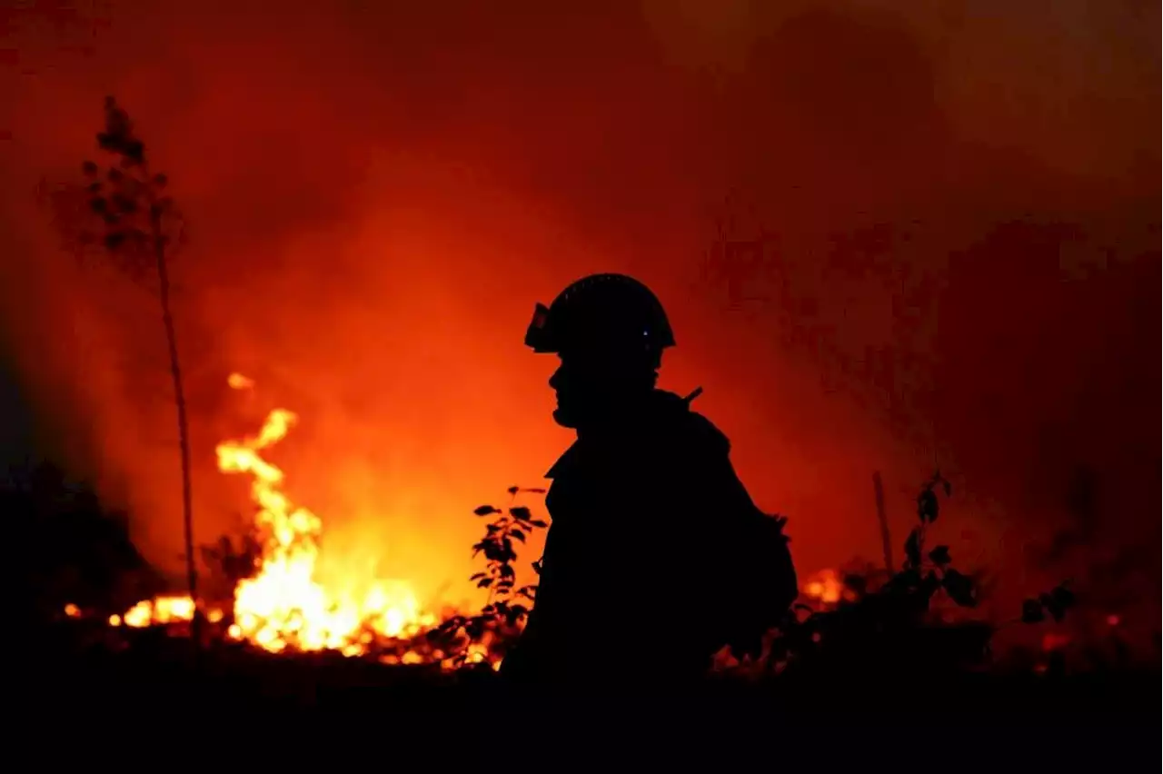 Forest fires rage in scorching southwest Europe