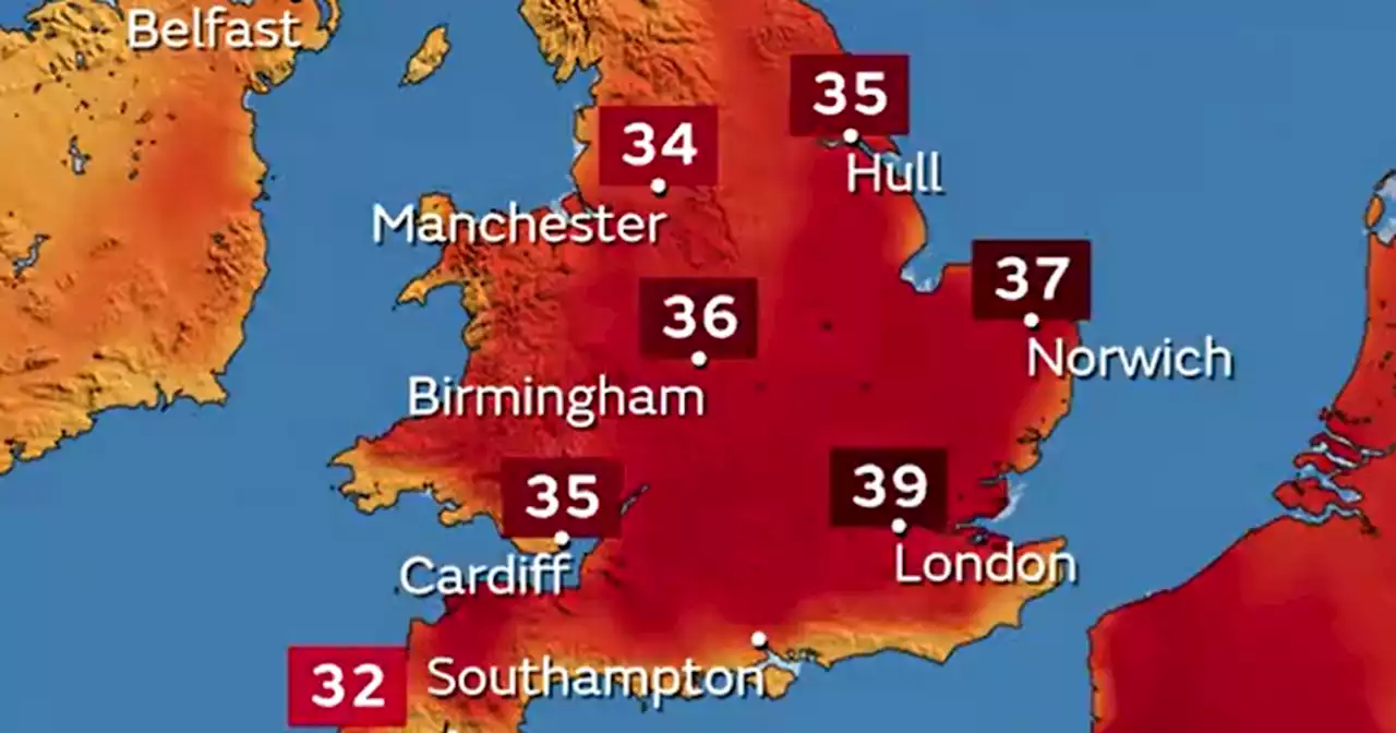 UK heatwave LIVE weather, travel and school closures updates amid red warning