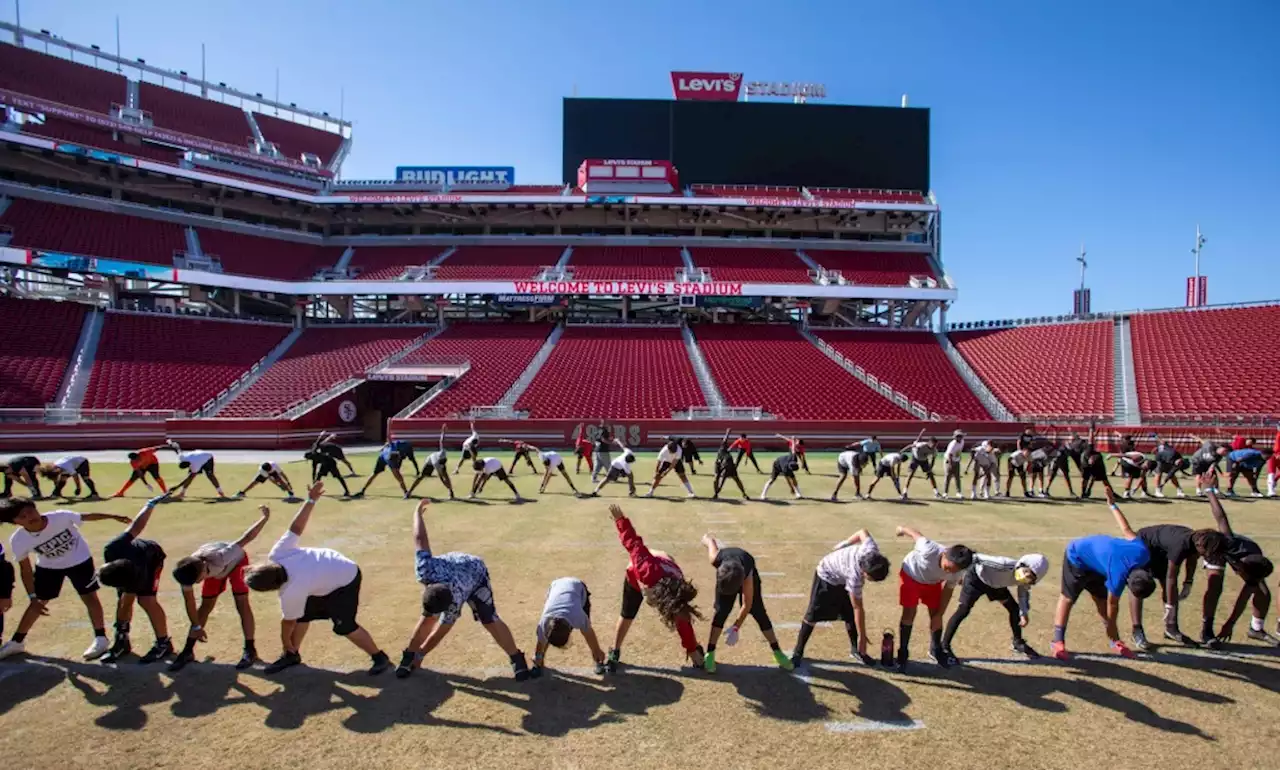 Photos: Football stars of tomorrow take the field at Levi’s Stadium