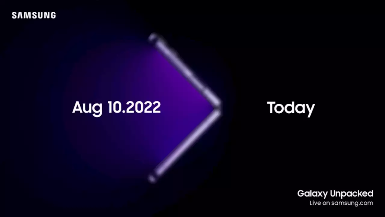 Leaked Galaxy Unpacked invitation gives away Z Fold 4, Z Flip 4 announcement date