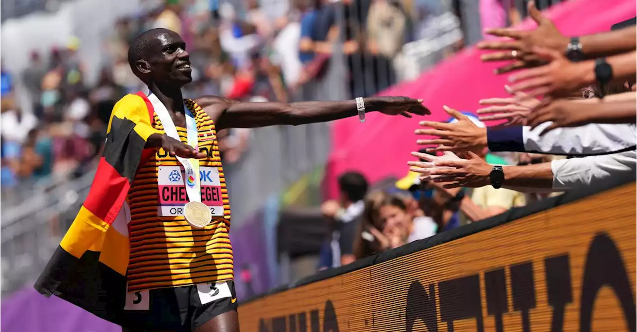 Cheptegei retains world 10,000 title and eyes distance double