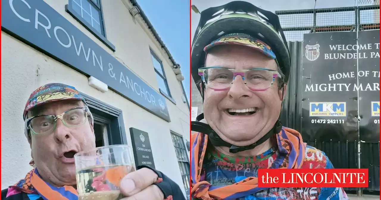 TV legend Timmy Mallett back in Lincolnshire for cycling challenge