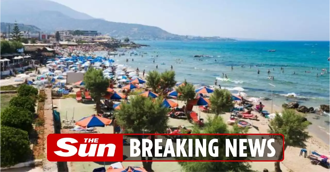 Brit tourist dies as lifeless body found on sunbed on Crete beach