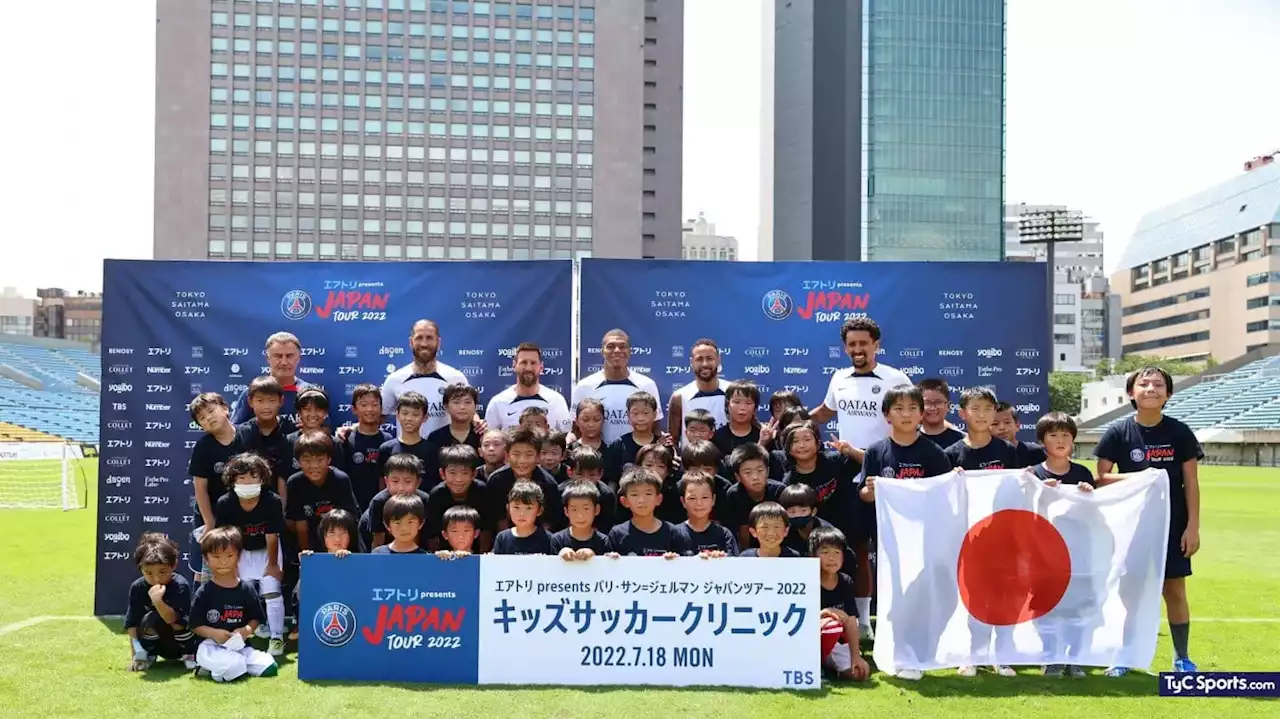 Lionel Messi y un entrenamiento distinto de PSG en Japón - TyC Sports