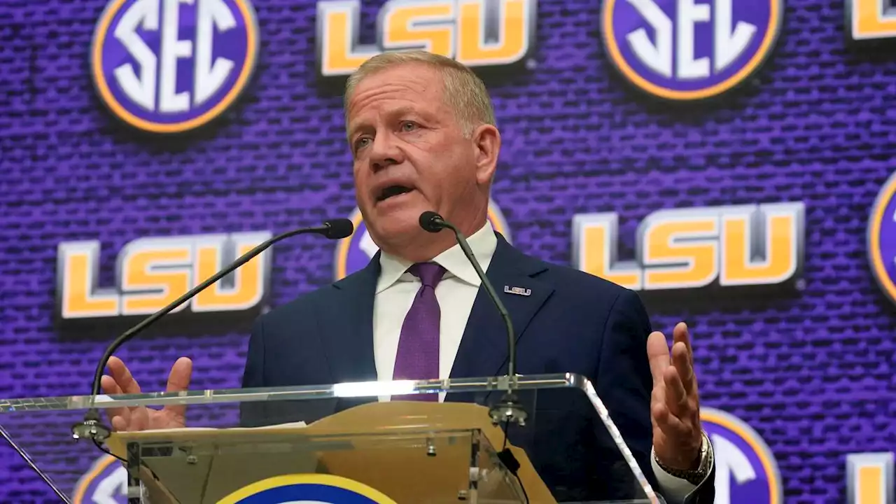 Brian Kelly is settling in at LSU without an accent