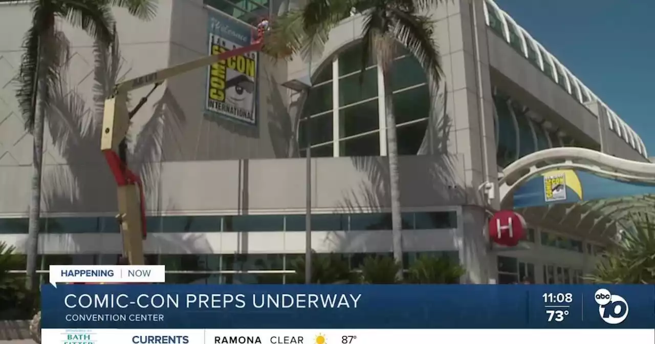 San Diego Comic-Con preparations underway in downtown