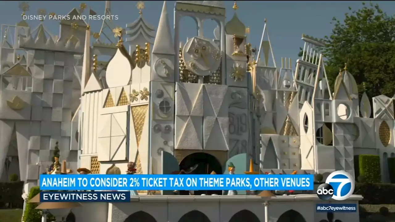 Anaheim City Council considering 2% tax on tickets to Disneyland, other large venues