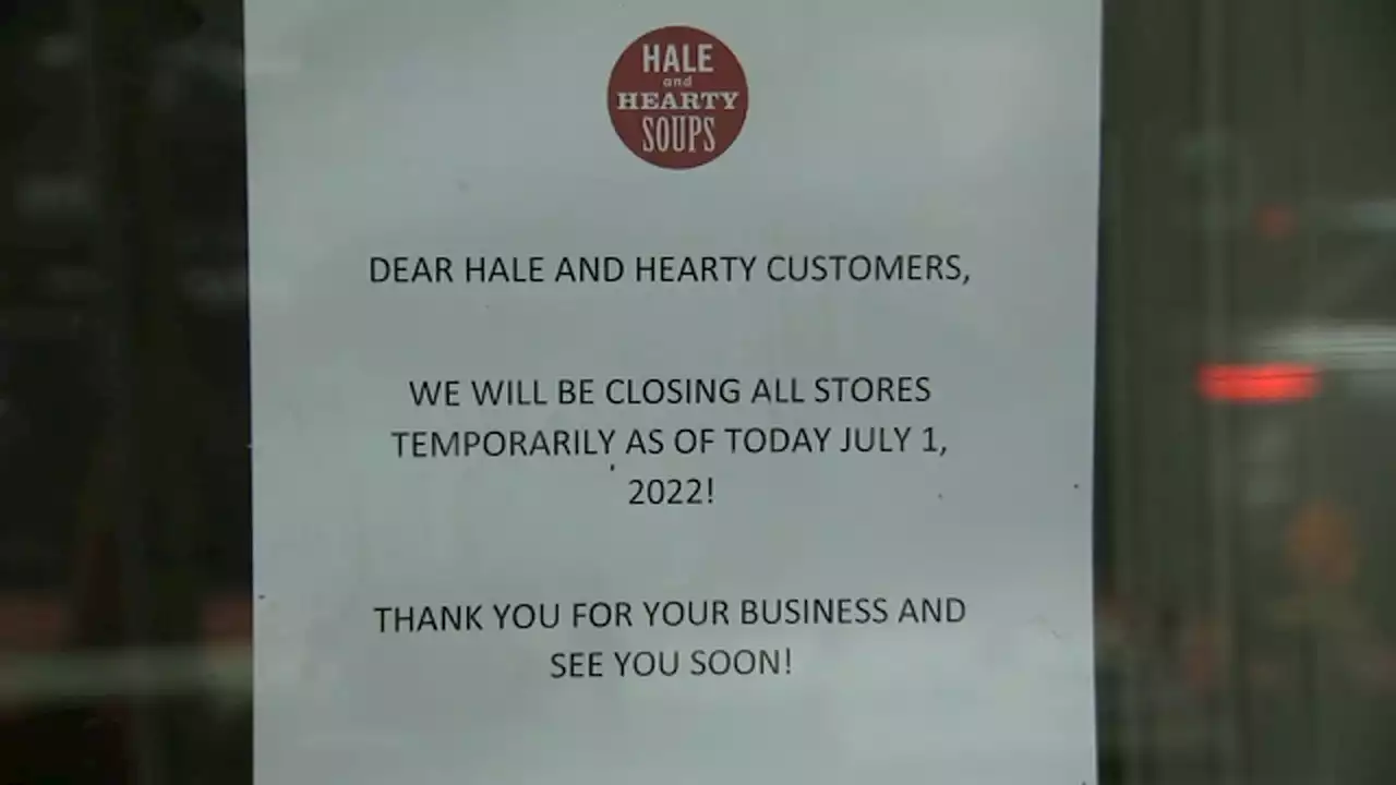 Hale and Hearty suddenly closes all soup shops in New York City and Long Island