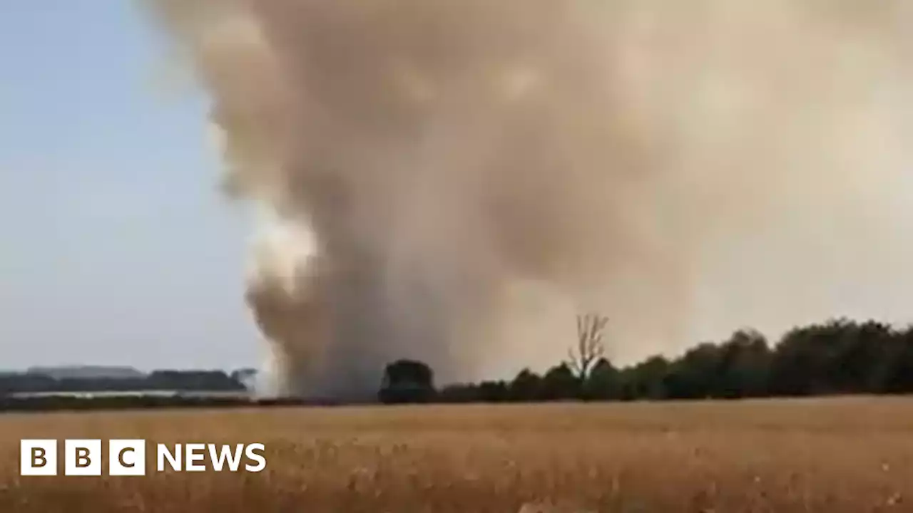 Blidworth forest fire tackled by 15 crews