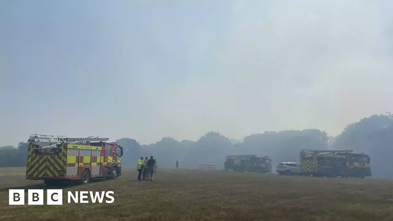 UK heatwave: Fire service declares 'major incident' in Leicestershire