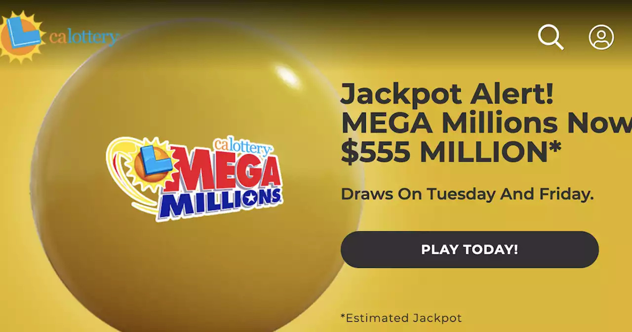 Mega Millions jackpot now an estimated $555 million