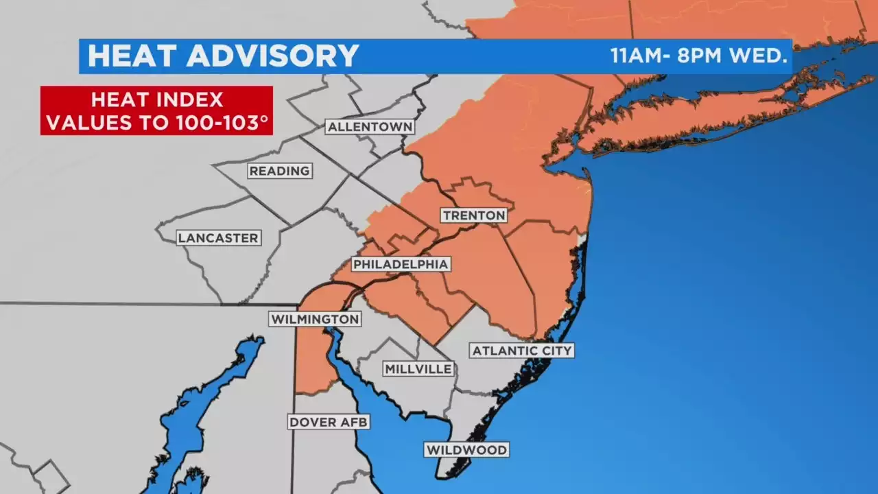 Philadelphia Weather: Multi-Day Heatwave To Grip Region With Dangerous Heat And Humidity