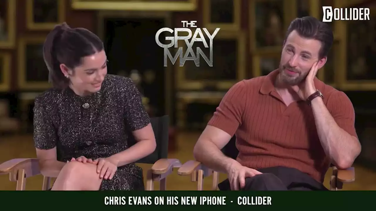 Chris Evans is not a fan of his fancy new iPhone