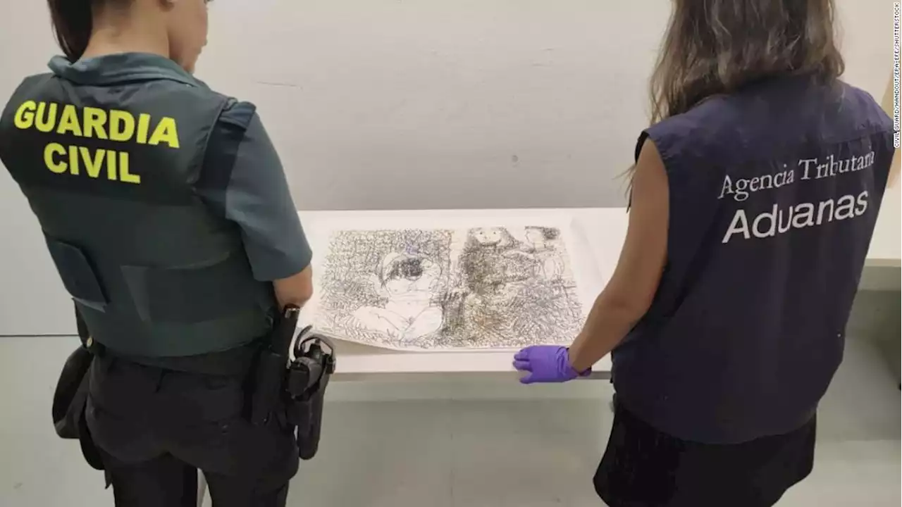 Officials seize $460,000 Picasso sketch at Ibiza airport