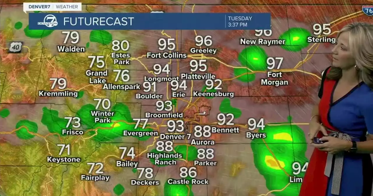 Another hot day for the Denver metro area