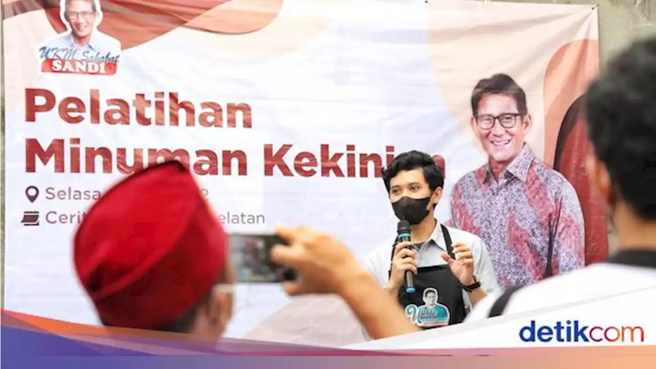 Relawan UKM Sahabat Sandiaga Gelar Pelatihan Membuat Minuman Kekinian