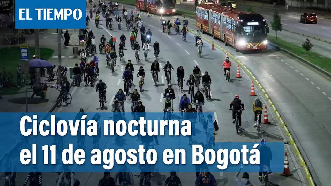 El 11 de agosto habrá ciclovía nocturna en Bogotá
