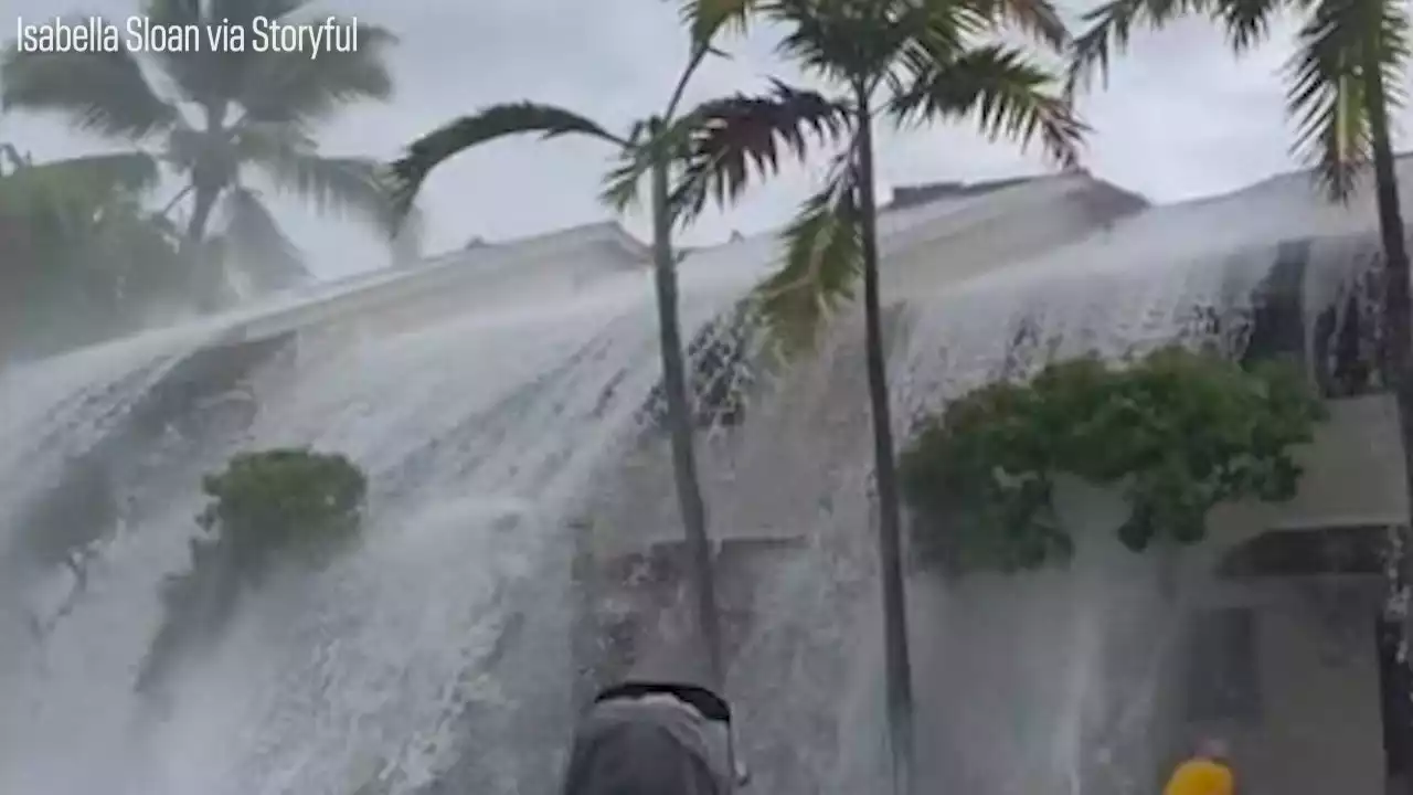 Watch: Colossal waves crash over 2-story condo in Hawaii