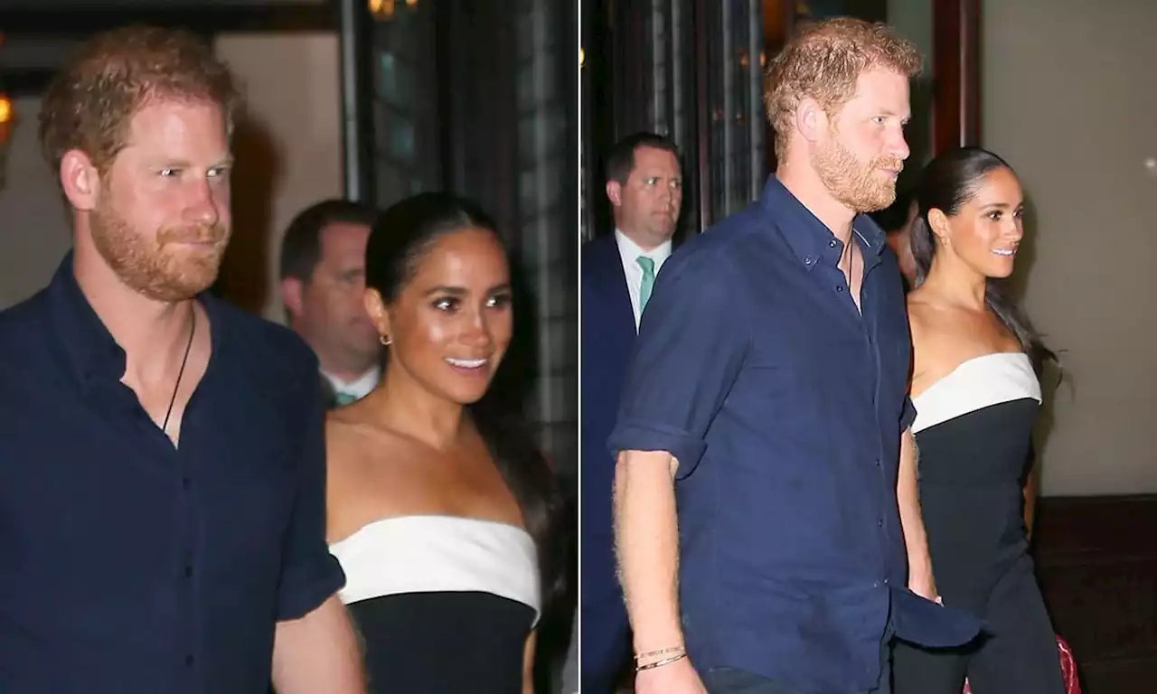 Prince Harry and Meghan Markle wine and dine in style at New York restaurant after emotional speech