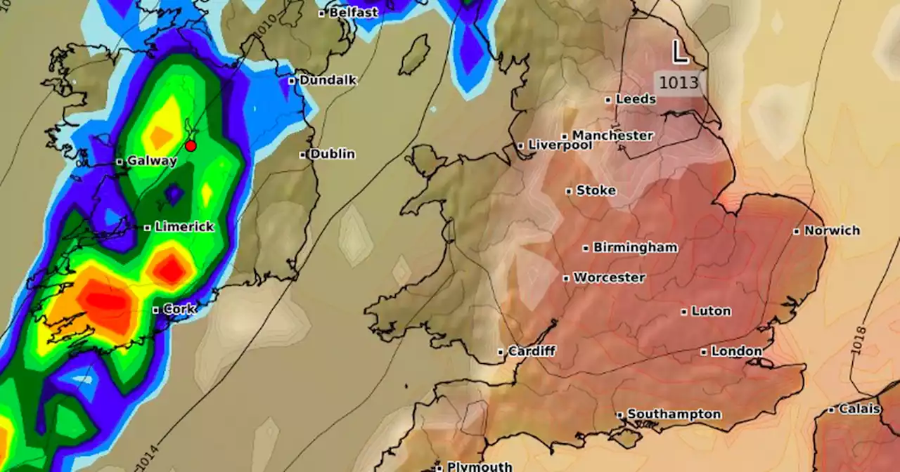 Met Eireann forecast 'very warm weather' to continue as UK sees 40C heat