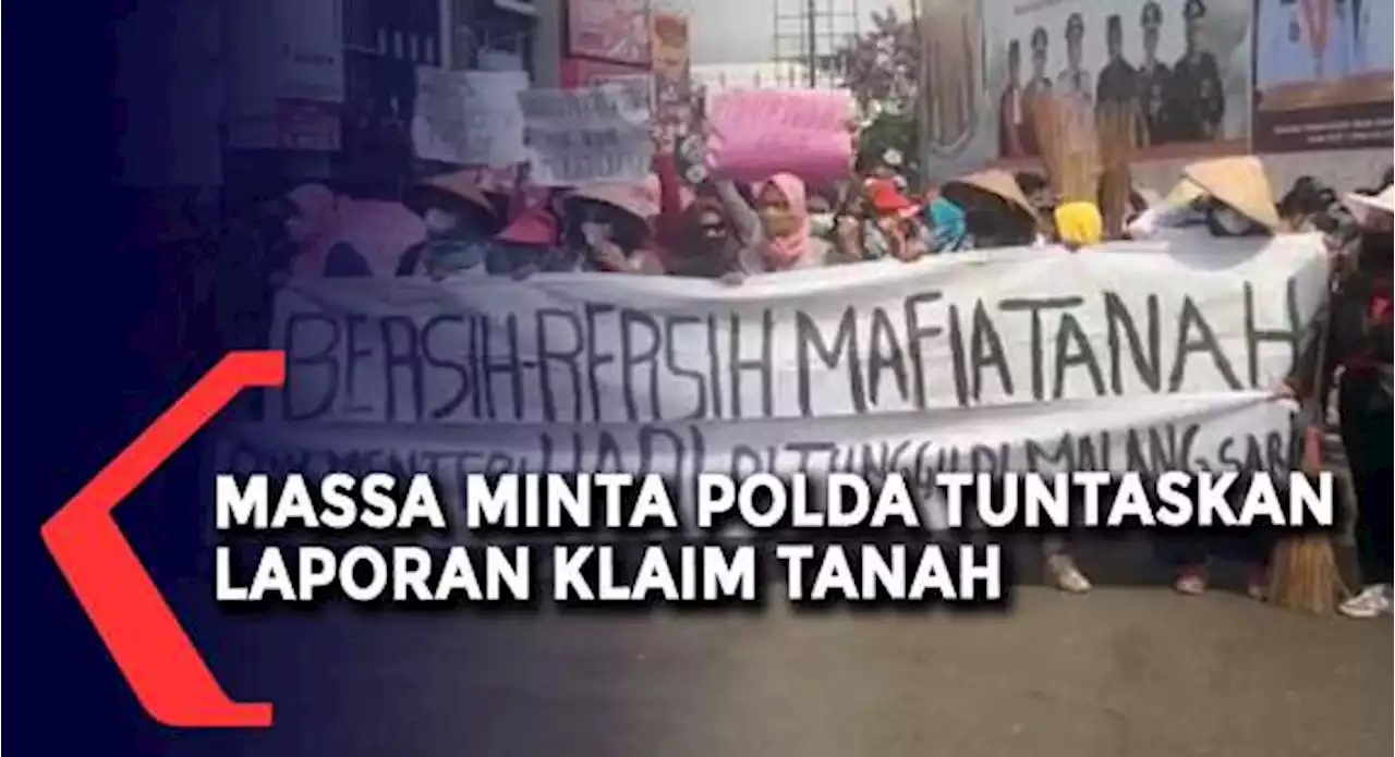 Ibu-Ibu Demo Minta Penyelesaian Hak Tanah