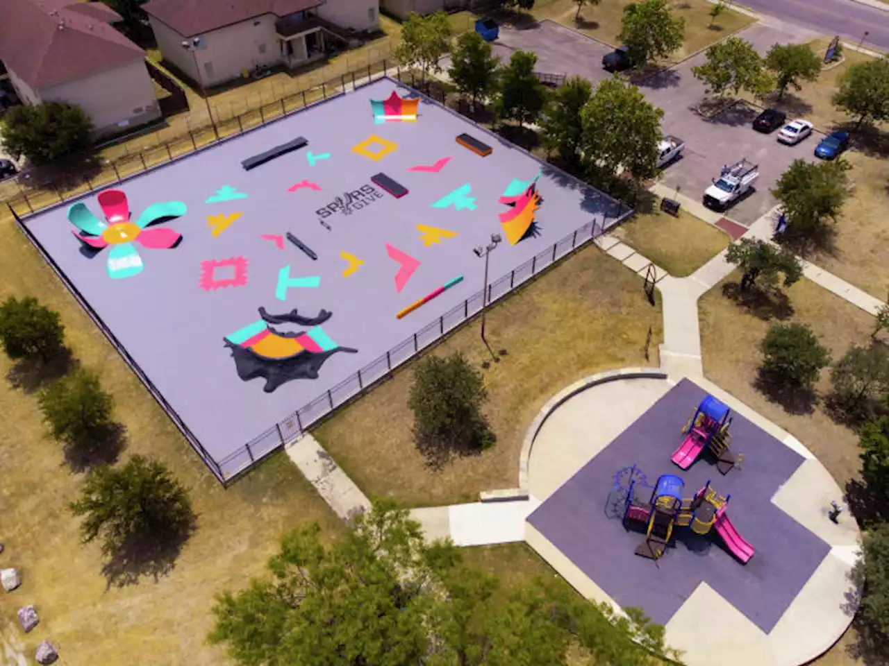 Revamped Spurs Fiesta-themed skate park opens on Northwest Side