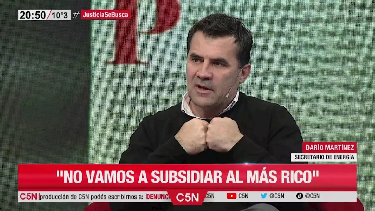 Darío Martínez en C5N: 'Es importante que todos se anoten para recibir subsidios'