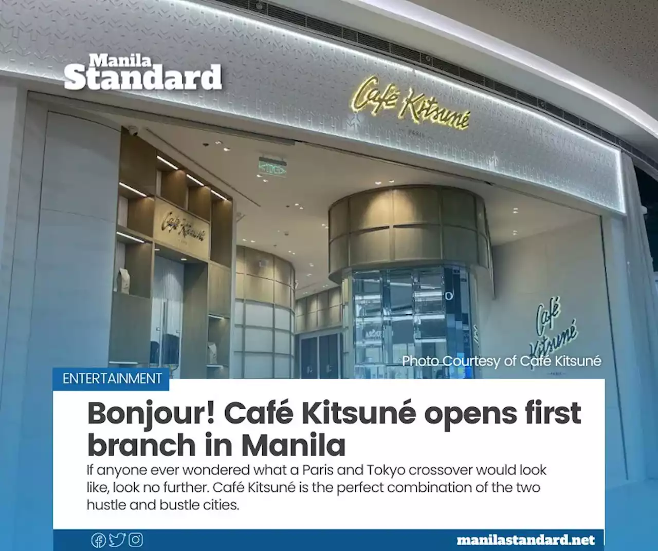 Bonjour! Café Kitsuné opens first branch in Manila