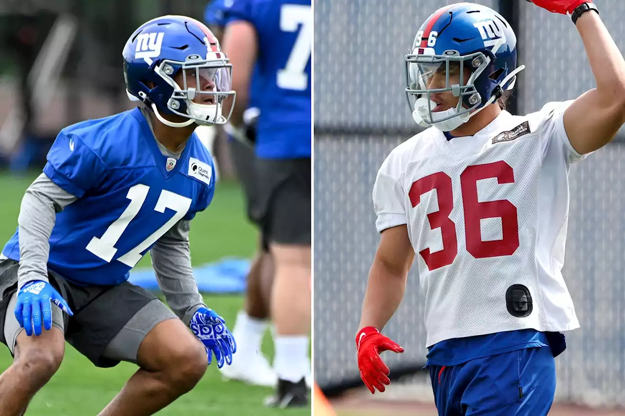 Giants’ Wan’Dale Robinson, Dane Belton agree to terms on rookie deals