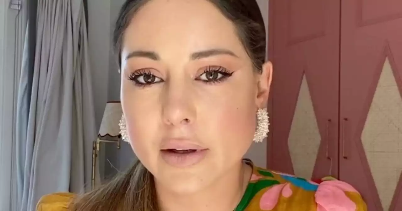 Louise Thompson shares update after being rushed back to hospital