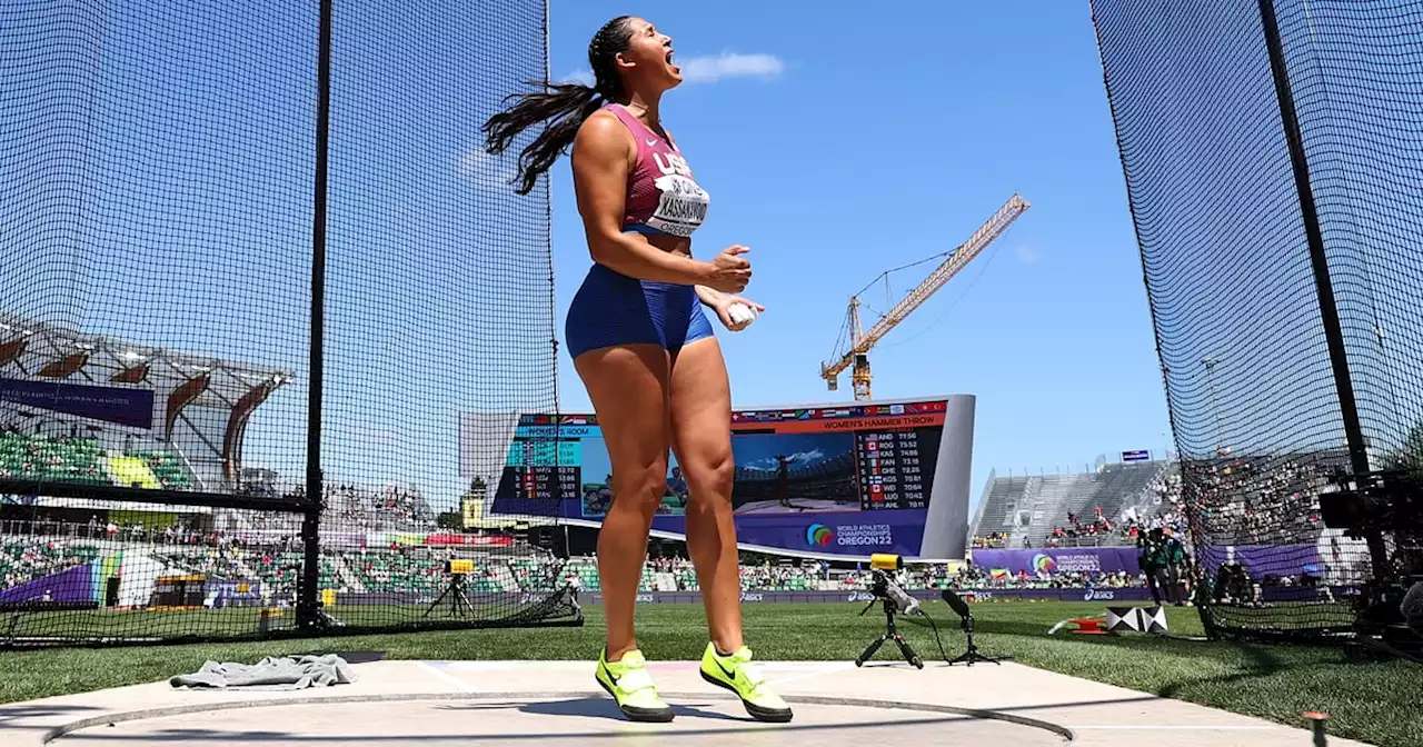 Janee' Kassanavoid Is the First Native American Woman to Medal at the World Athletics Championships