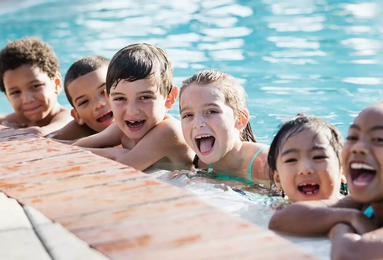 The Most Pure Mom Bliss Happens At The Community Pool