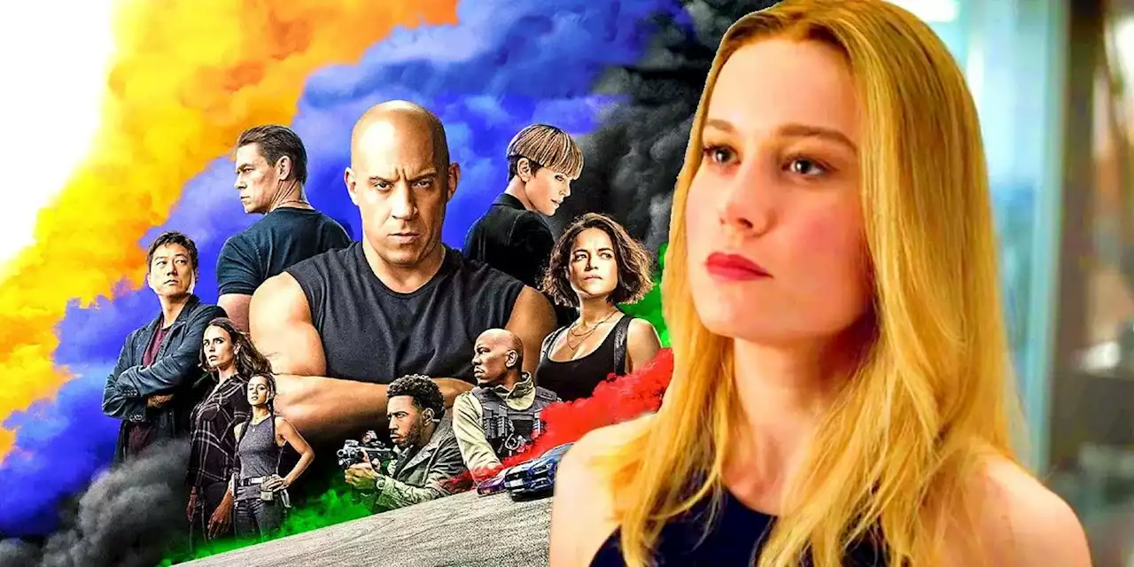 Brie Larson Wishes Vin Diesel Happy Birthday With Fast 10 BTS Image