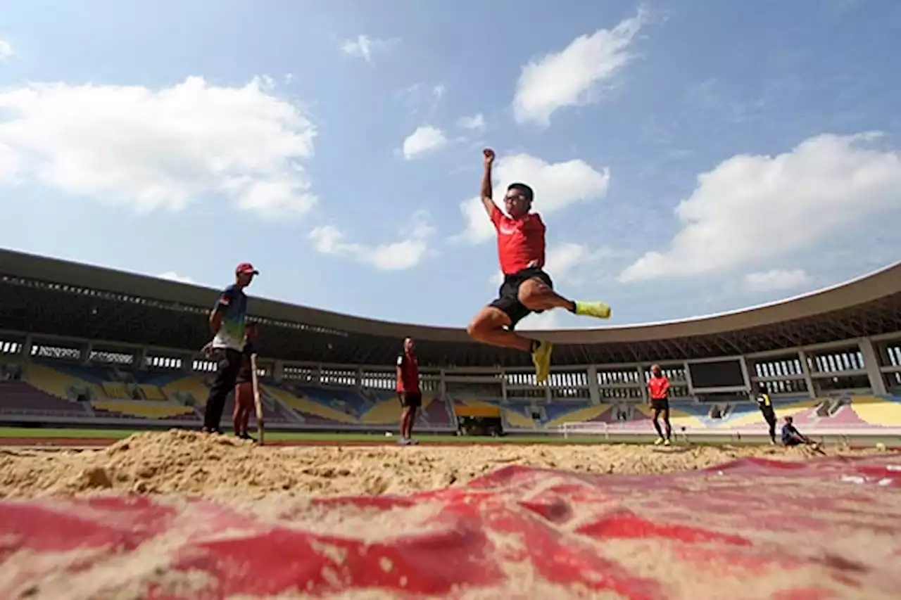 Latihan Tim Atletik Paralimpik Jelang ASEAN Para Games 2022 di Solo