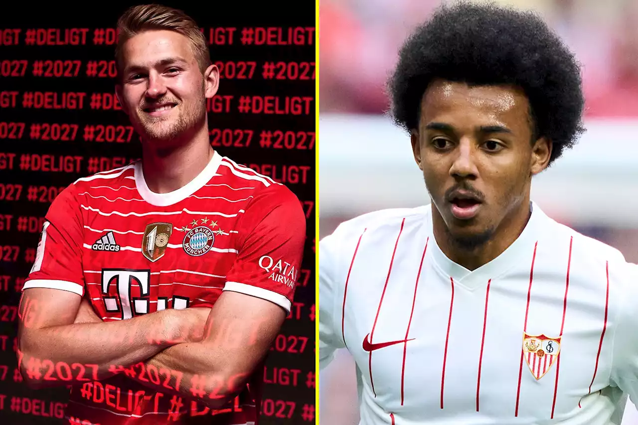 Chelsea suffer setback in Kounde pursuit, while De Ligt joins Bayern Munich