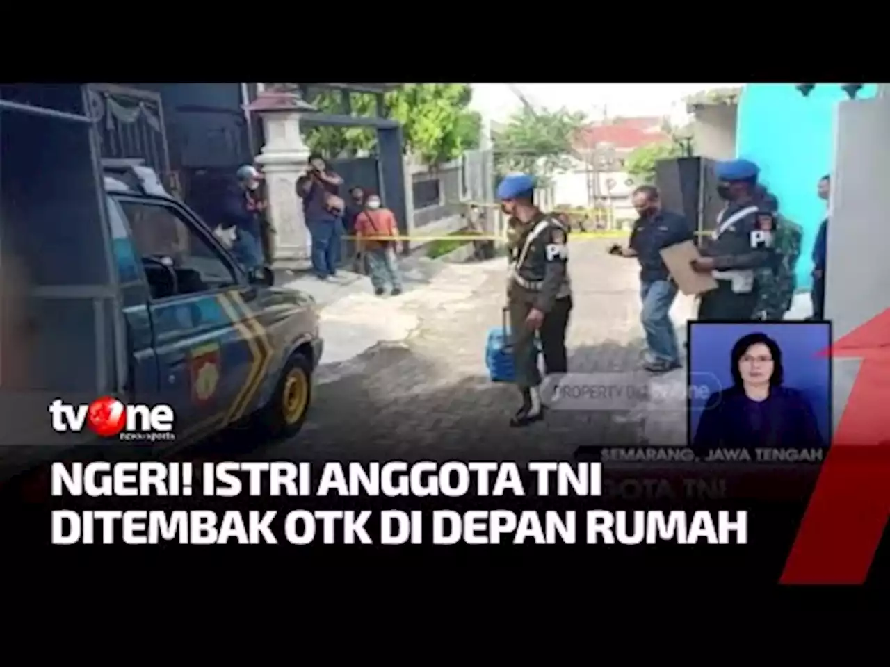 Istri Anggota TNI di Semarang Ditembak OTK - tvOne